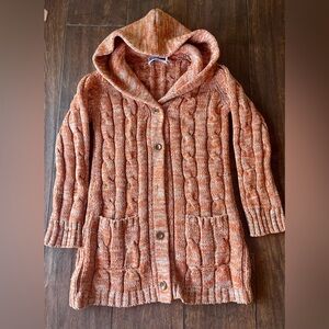 VINTAGE ‘70’s HOODED CARDIGAN